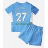 Maillot de Supporter Manchester City Joao Cancelo 27 Domicile 2021-22 Pour Enfant
